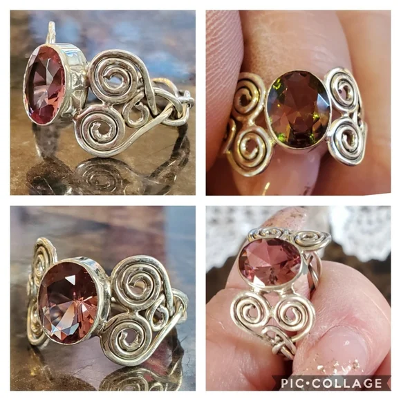 2.5 Color Changing Alexandrite Ring Size 9 - Picture 5 of 7